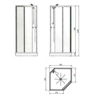 INR Nevada 2.0 Dusjkabinett