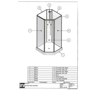 INR Nevada 2.0 Dusjkabinett