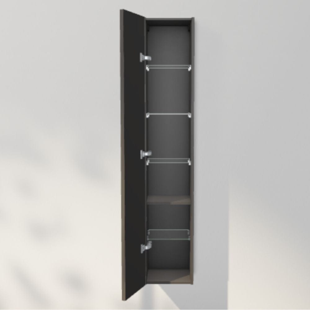 INR Sense 30/30 Høyskap Carbon grey / 30cm / Venstre INR Iconic Nordic Rooms Høyskap bad INR-386353V