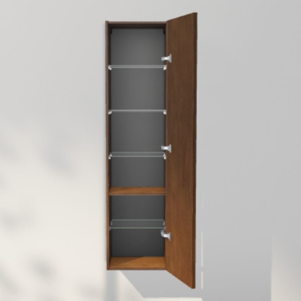 INR Sense 40/30 Høyskap Dark oak / 30cm / Høyre INR Iconic Nordic Rooms Høyskap bad INR-386438H