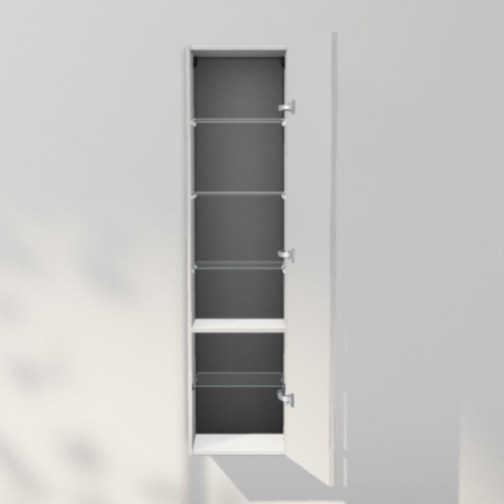 INR Sense 40/30 Høyskap Pure white / 30cm / Høyre INR Iconic Nordic Rooms Høyskap bad INR-386416H