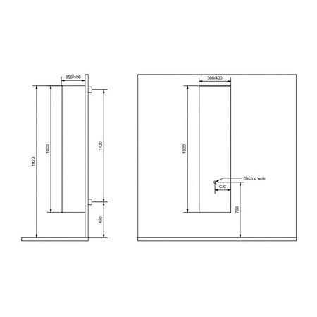 INR Sense 40/40 Høyskap