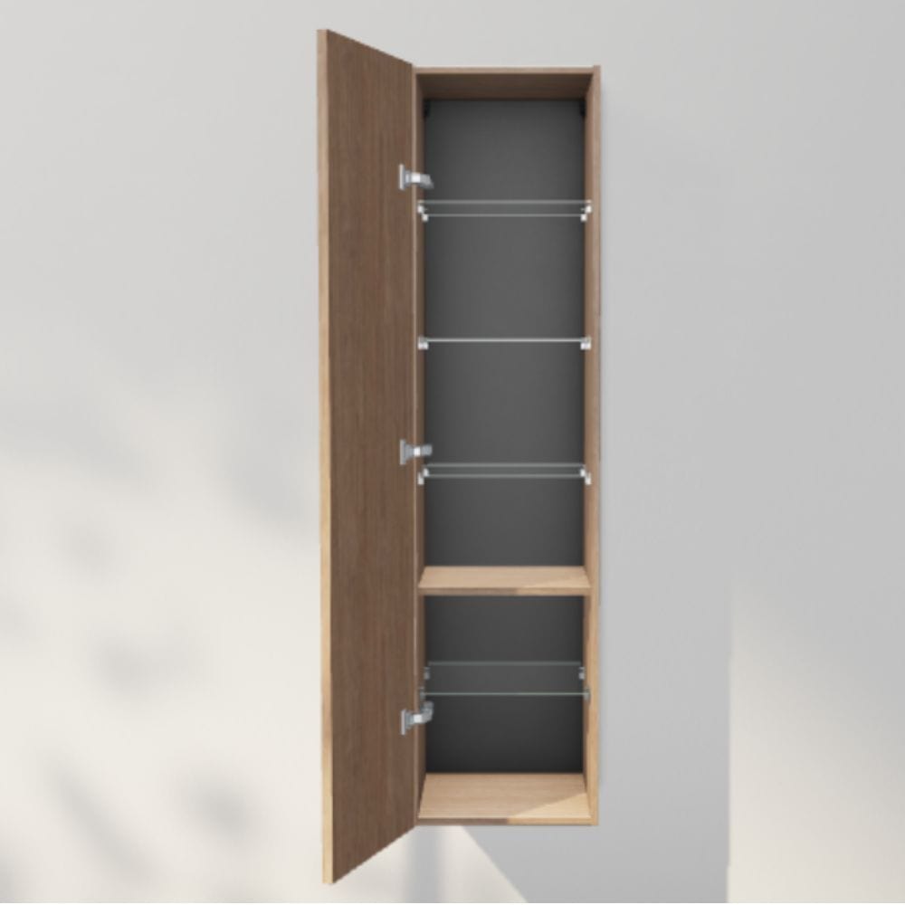 INR Sense 40/40 Høyskap Natural oak / 40cm / Venstre INR Iconic Nordic Rooms Høyskap bad INR-386534V