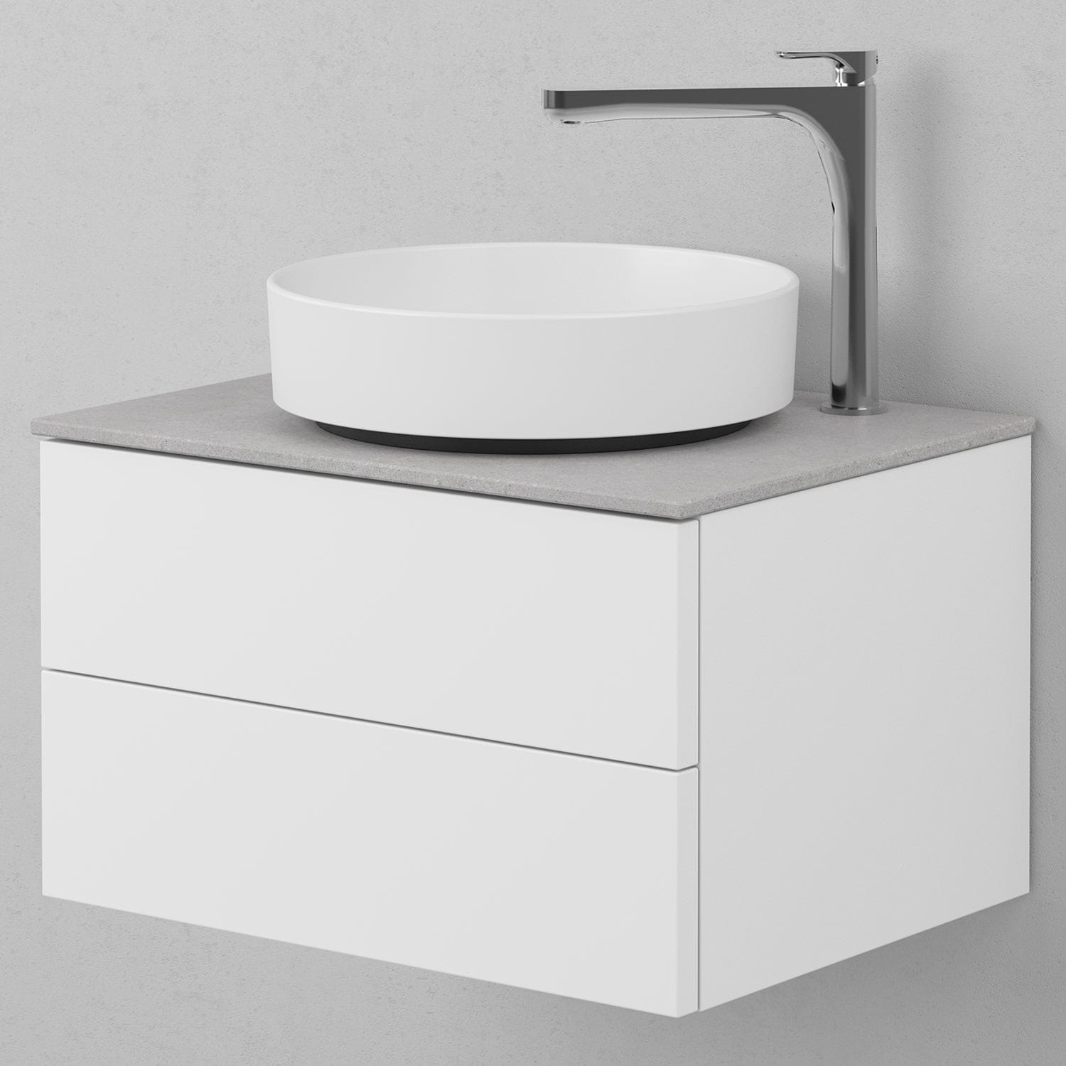 INR Servantskap AIR Solid med 2 Skuffer H:35xD45 cm INR Iconic Nordic Rooms Servantskap