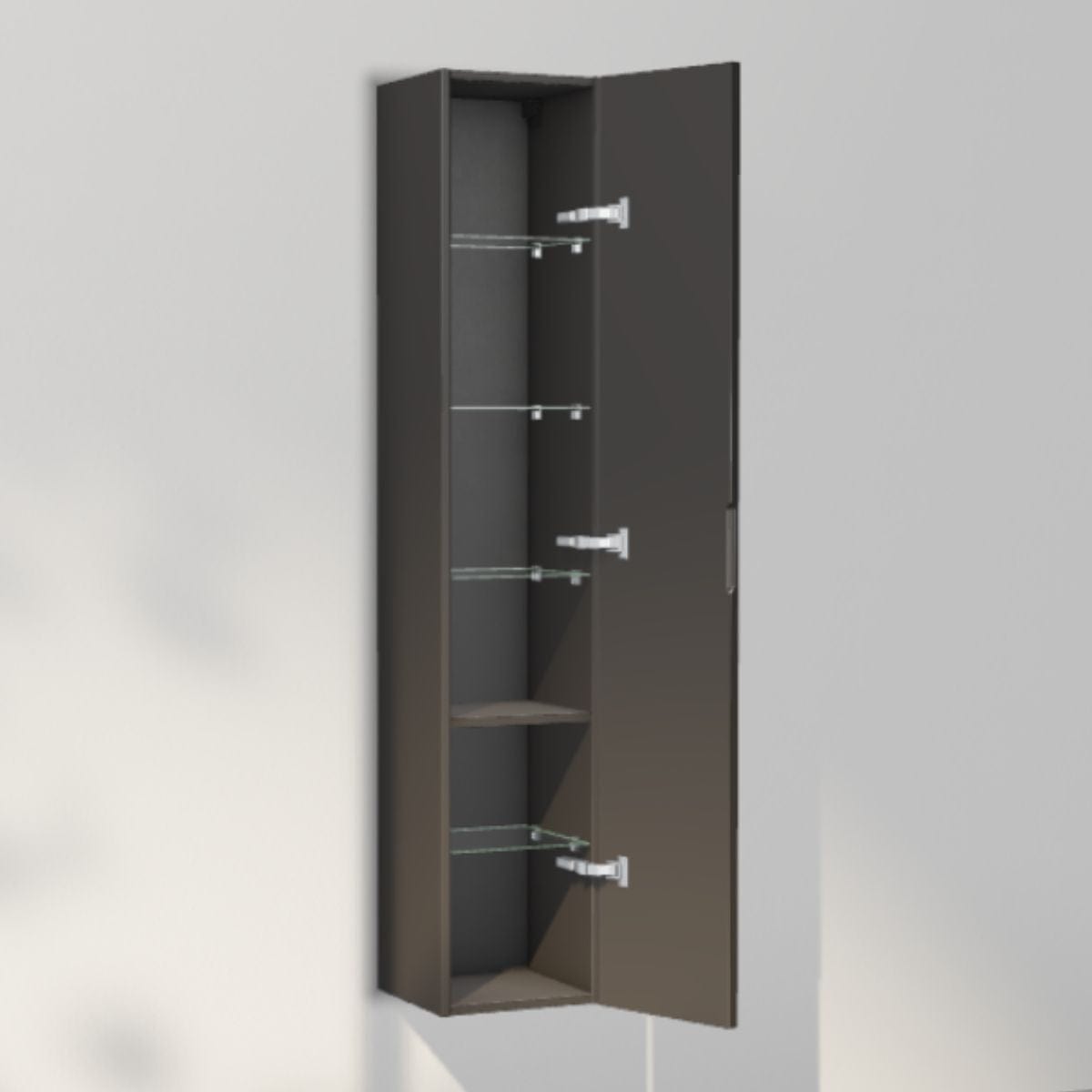 INR Solid 30/30 Høyskap Carbon grey / 30cm / Høyre INR Iconic Nordic Rooms Høyskap bad INR-385853H