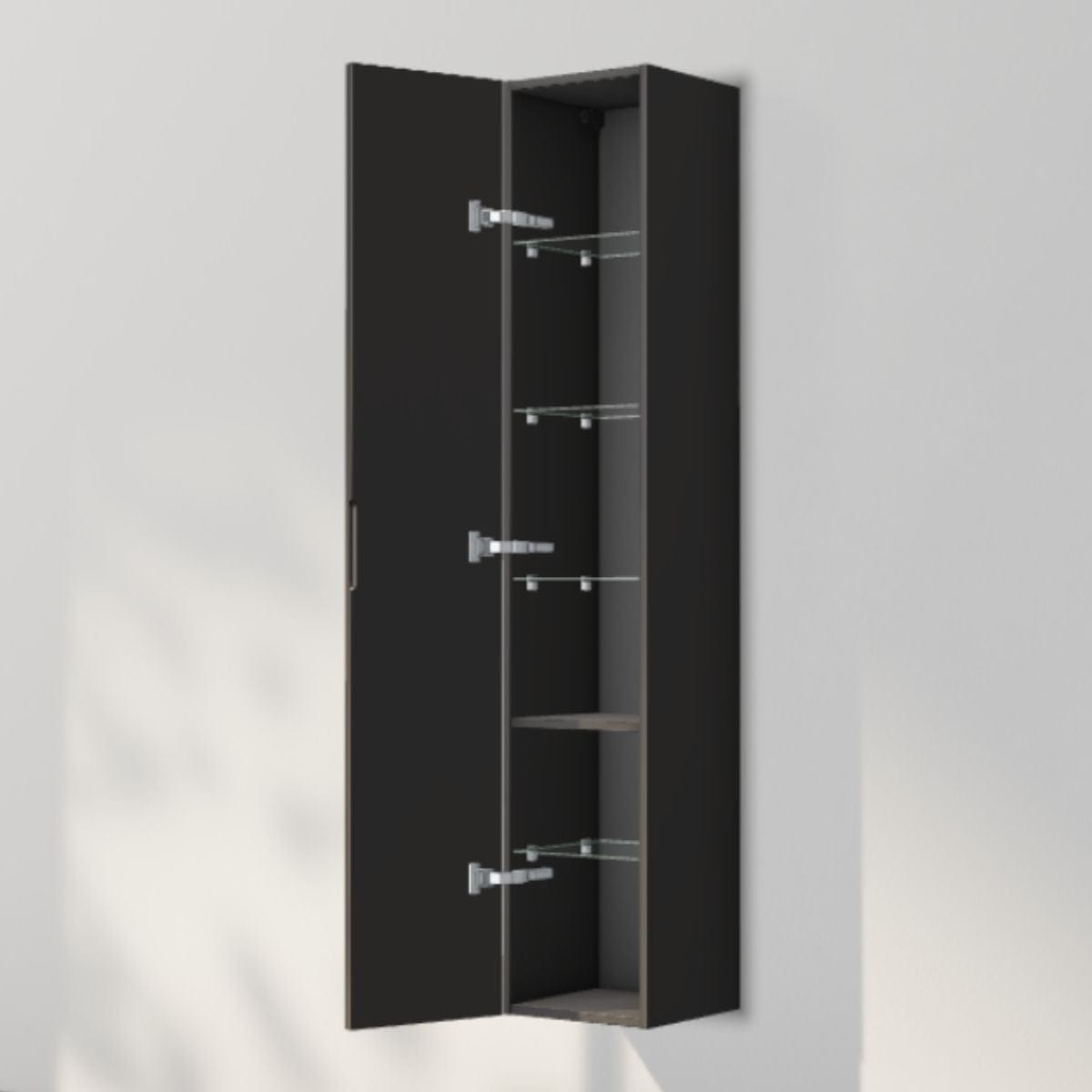 INR Solid 30/30 Høyskap Carbon grey / 30cm / Venstre INR Iconic Nordic Rooms Høyskap bad INR-385853V