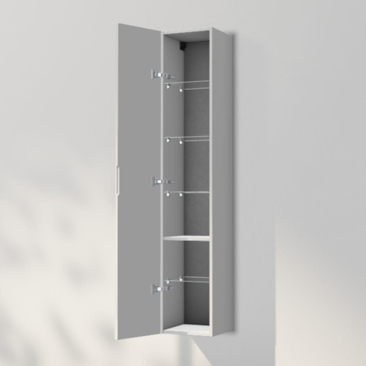 INR Solid 30/30 Høyskap Pure white / 30cm / Venstre INR Iconic Nordic Rooms Høyskap bad INR-385816V