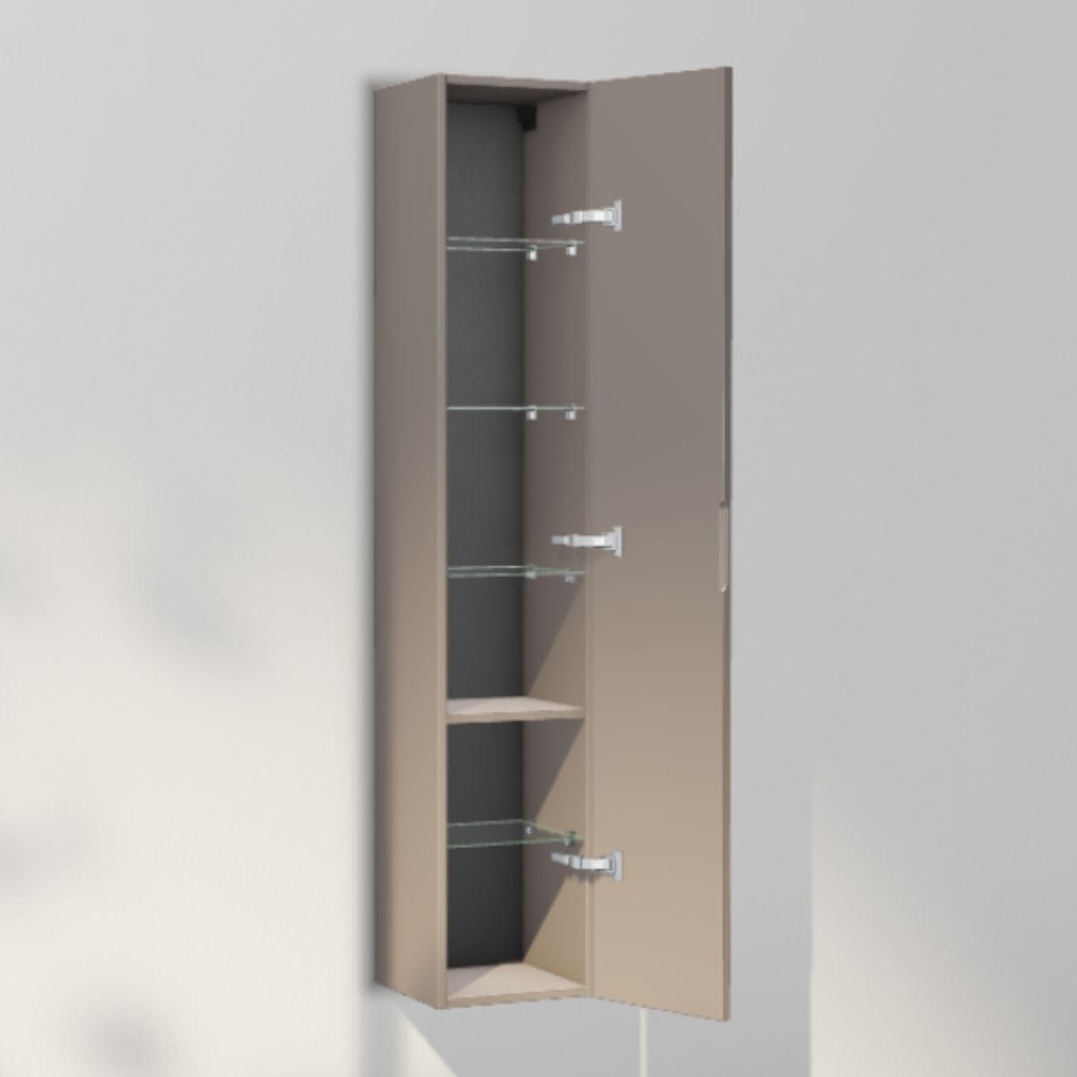 INR Solid 30/30 Høyskap Warm clay / 30cm / Høyre INR Iconic Nordic Rooms Høyskap bad INR-385855H