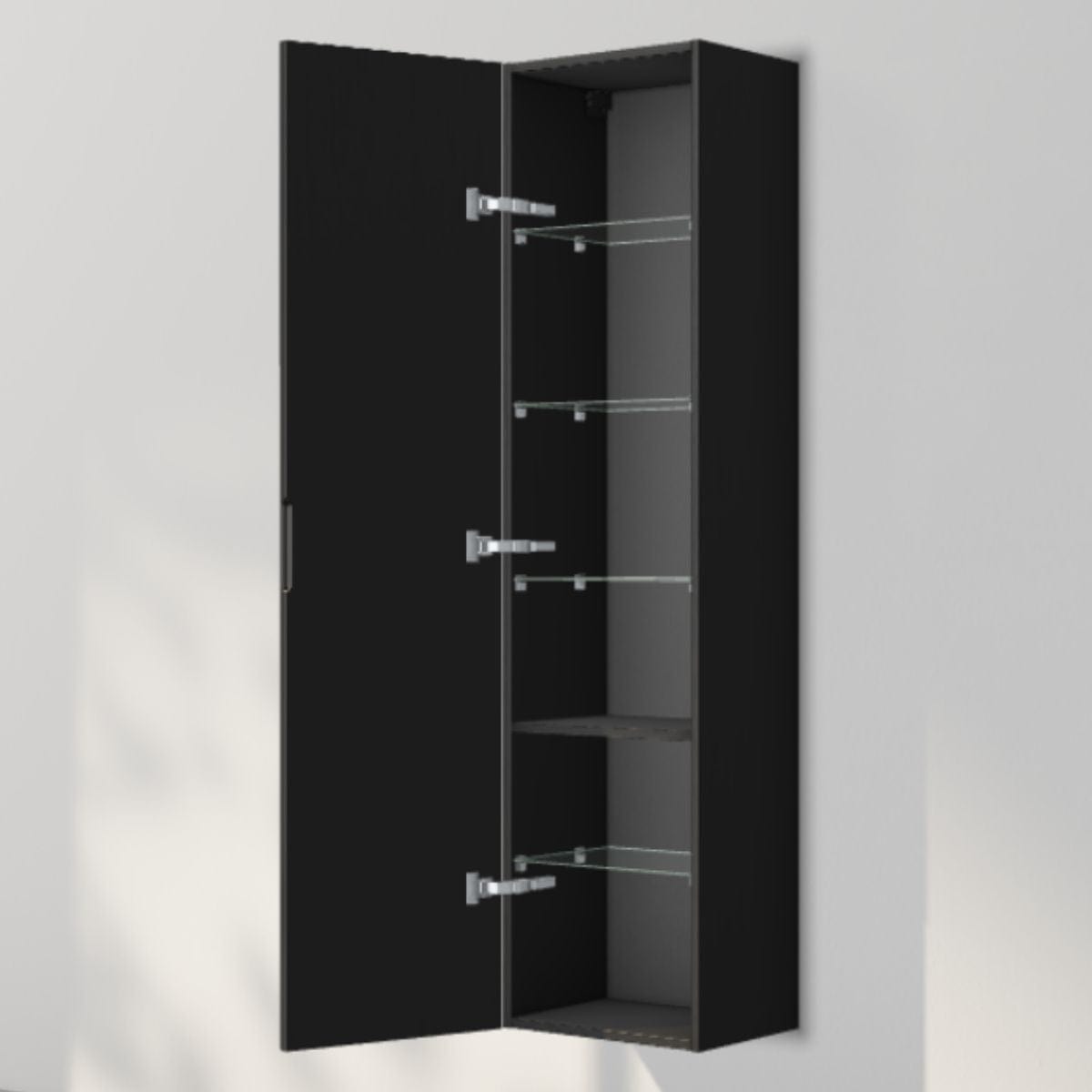 INR Solid 40/30 Høyskap Black oak / 40cm / Venstre INR Iconic Nordic Rooms Høyskap bad INR-385939V