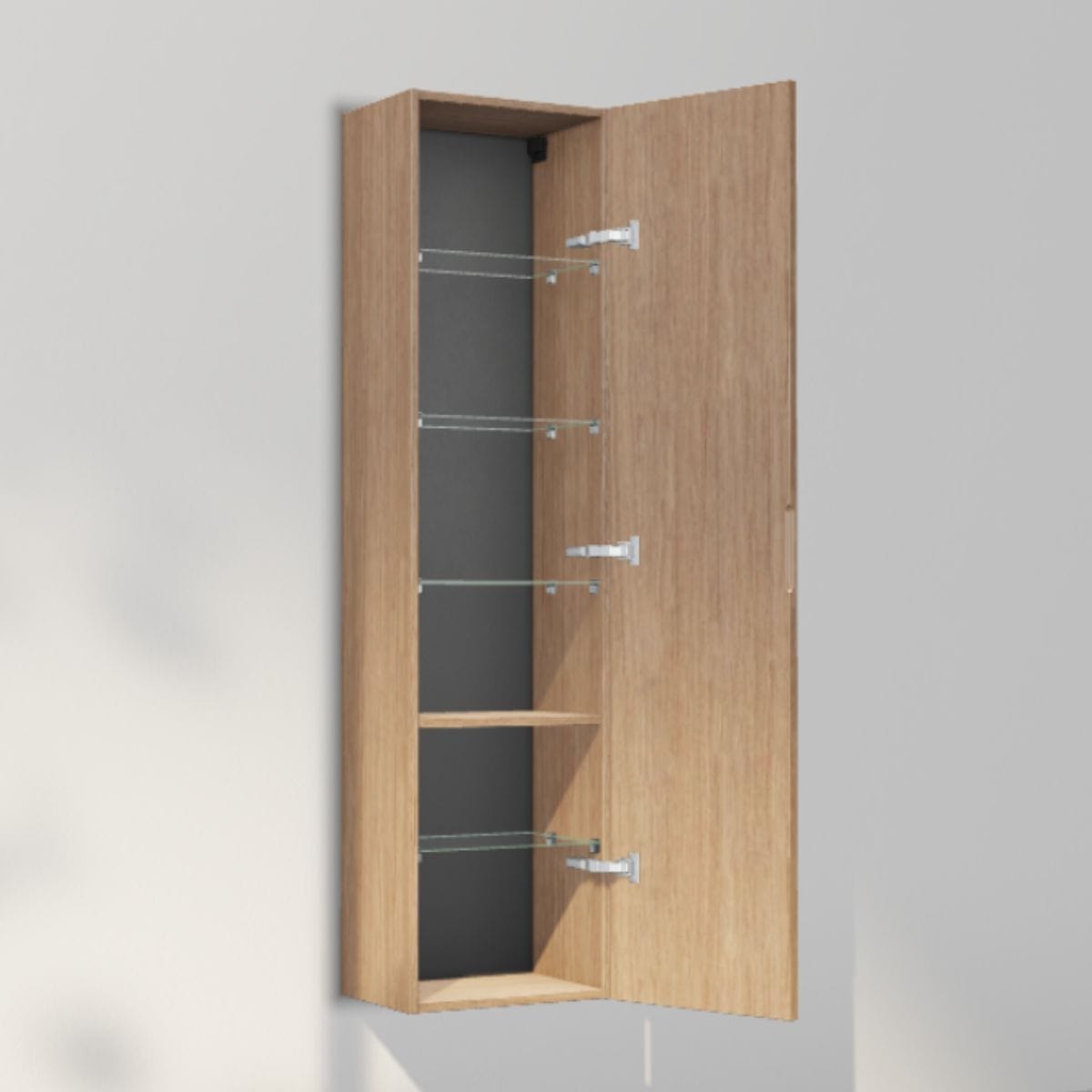 INR Solid 40/30 Høyskap Natural oak / 40cm / Høyre INR Iconic Nordic Rooms Høyskap bad INR-385934H