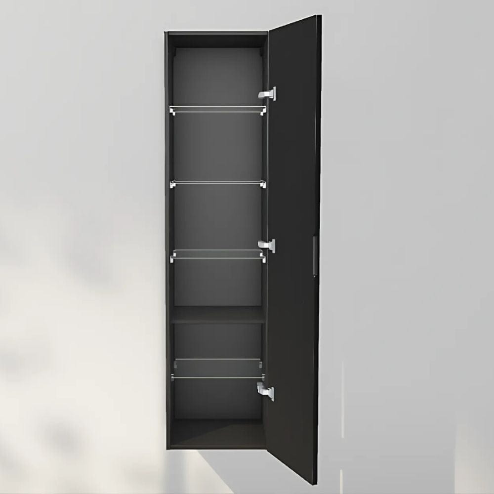 INR Solid 40/40 Høyskap Black oak / 40cm / Høyre INR Iconic Nordic Rooms Høyskap bad INR-386139H