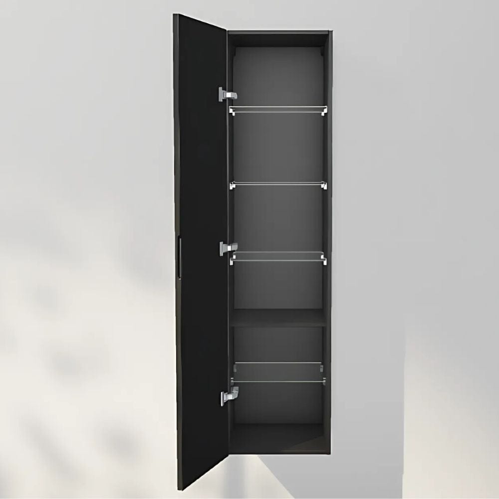 INR Solid 40/40 Høyskap Black oak / 40cm / Venstre INR Iconic Nordic Rooms Høyskap bad INR-386139V