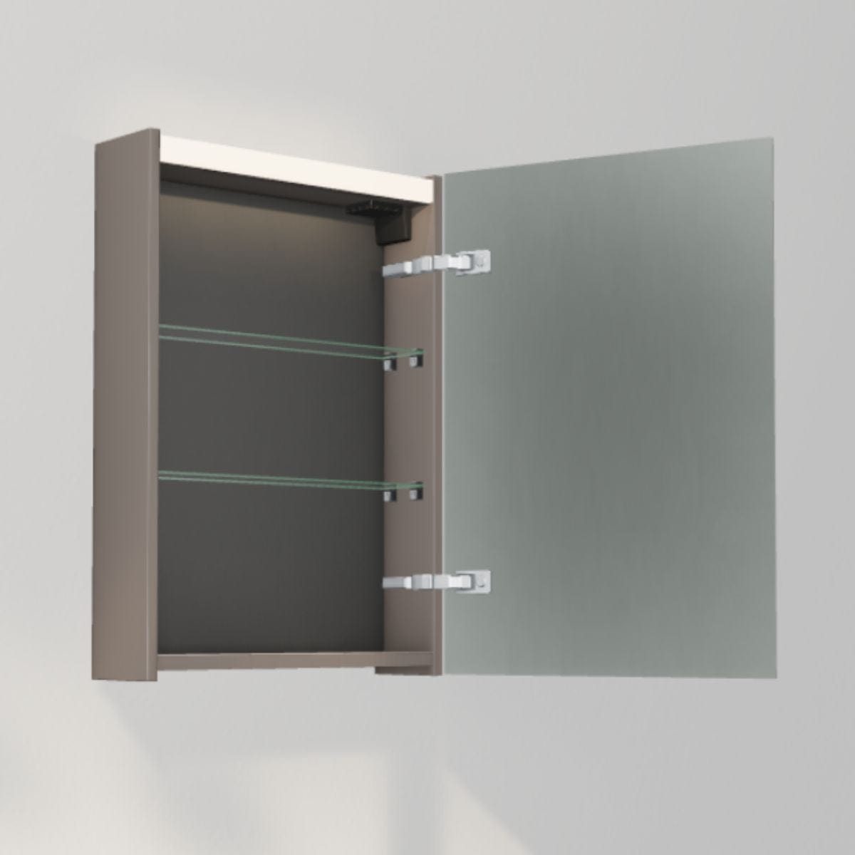 INR STAGE 50 Speilskap med Stikkontakt Warm clay / 50cm / Høyre INR Iconic Nordic Rooms Speilskap INR-368655H