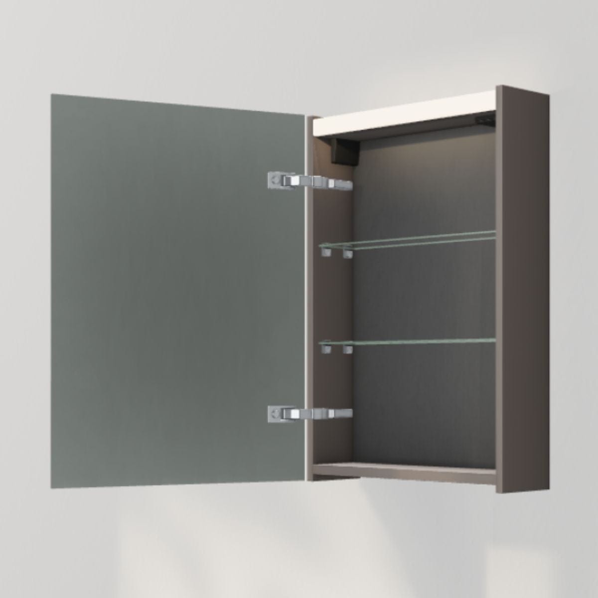 INR STAGE 50 Speilskap med Stikkontakt Warm clay / 50cm / Venstre INR Iconic Nordic Rooms Speilskap INR-368655V