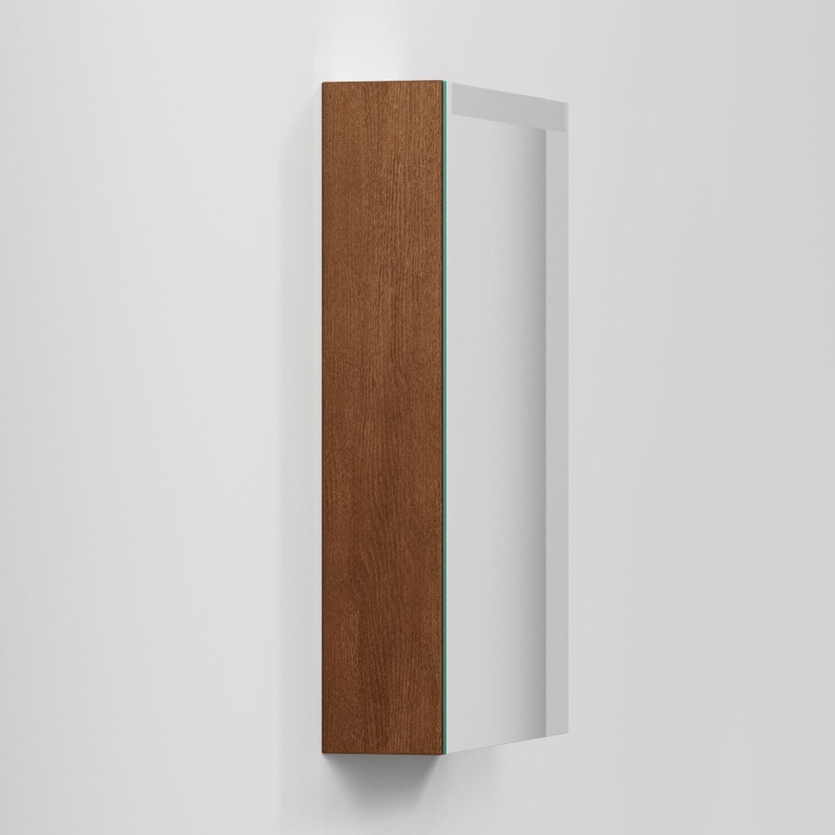 INR STAGE Plus Speilskap med Lysregulering B40-140xH72xD14cm Dark oak / 50cm høyre INR Iconic Nordic Rooms Speilskap INR-369238H