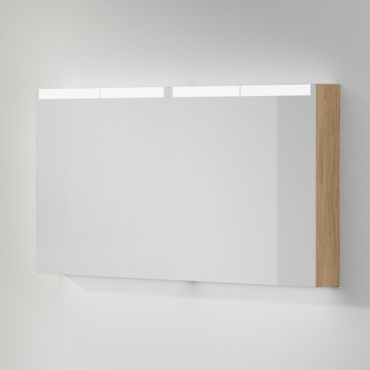 INR STAGE Plus Speilskap med Lysregulering B40-140xH72xD14cm Natural oak / 140cm INR Iconic Nordic Rooms Speilskap INR-369734