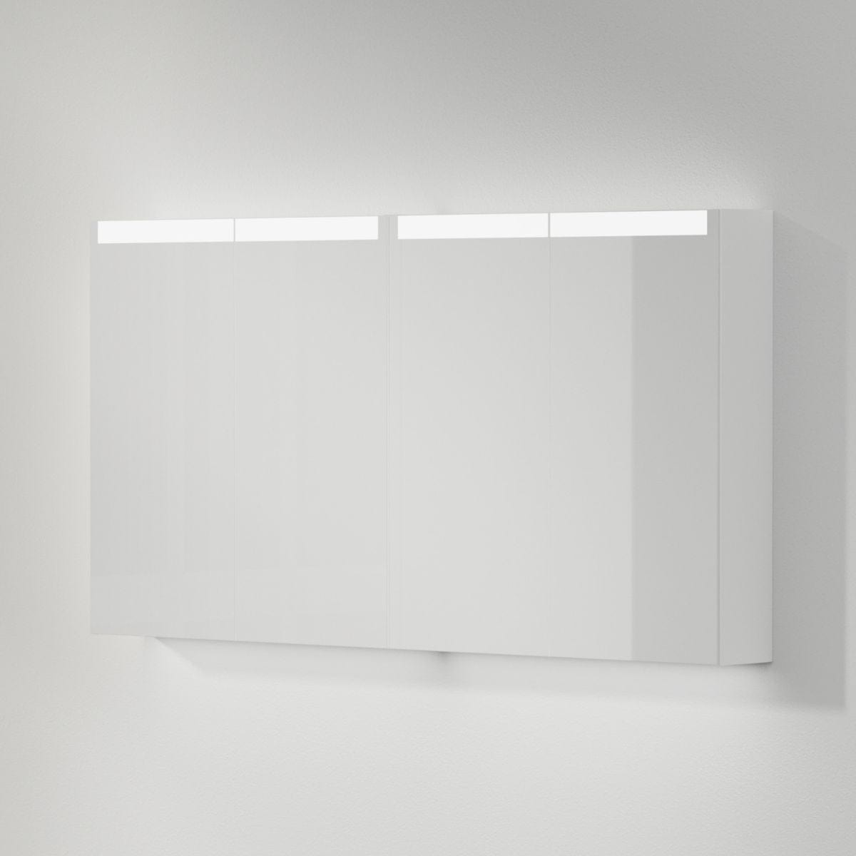 INR STAGE Plus Speilskap med Lysregulering B40-140xH72xD14cm Premium white / 140cm INR Iconic Nordic Rooms Speilskap INR-369711