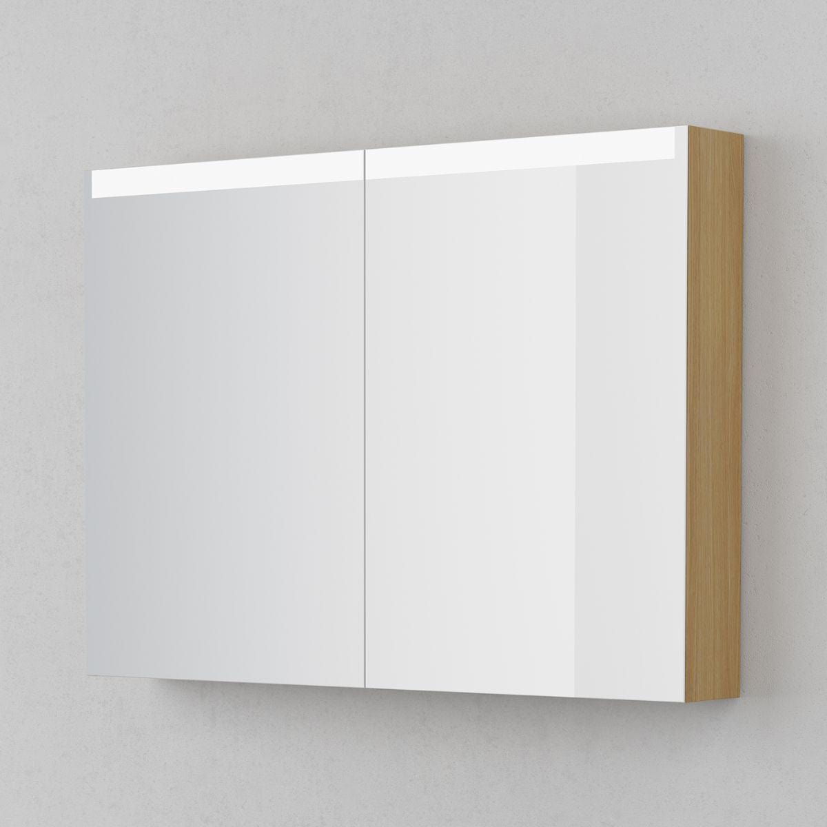 INR STAGE Speilskap med stikkontakt B40-140xH72xD14cm 100cm / Natural oak INR Iconic Nordic Rooms Speilskap INR-368934