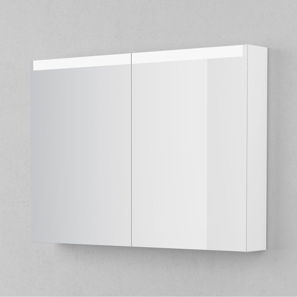 INR STAGE Speilskap med stikkontakt B40-140xH72xD14cm 100cm / Premium white INR Iconic Nordic Rooms Speilskap INR-368911