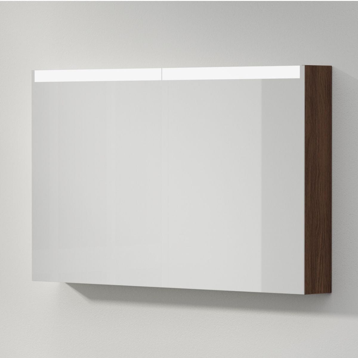 INR STAGE Speilskap med stikkontakt B40-140xH72xD14cm 120cm / Dark oak INR Iconic Nordic Rooms Speilskap INR-369038