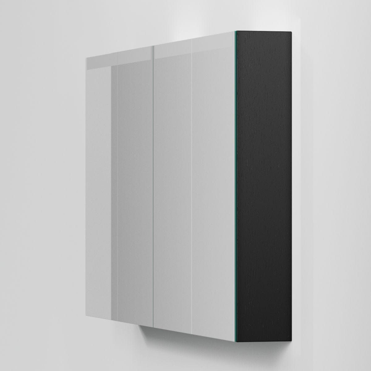 INR STAGE Speilskap med stikkontakt B40-140xH72xD14cm 140cm / Black oak INR Iconic Nordic Rooms Speilskap INR-369839