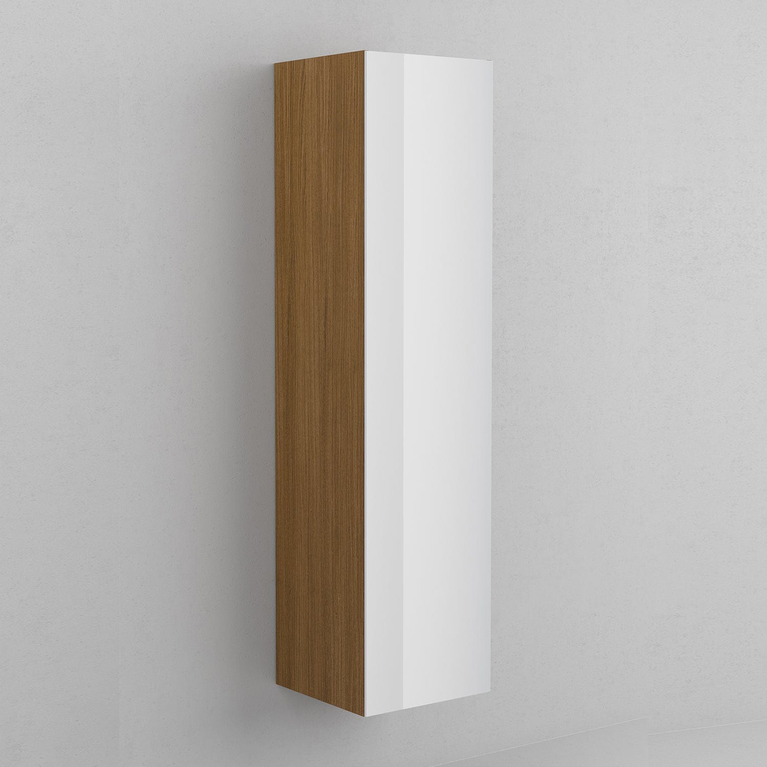 INR TWIN 40 Høyskap med 4 Hyller og 2 Skuffer B400xH1600xD390mm Dark oak / 40cm / Høyre hengslet INR Iconic Nordic Rooms Høyskap bad INR-367738H