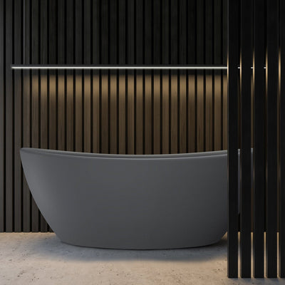Interform Viena Frittstående Badekar 164x85 Solid Surface Interform Frittstående badekar
