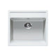 Intra Granite Nemo N100S Kjøkkenvask Alpina hvit / Underliming / Uten Oppløftsventil Intra Kjøkkenvask GRO-NEMON100SM-ALP-UL