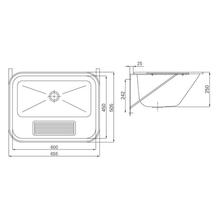 Intra VK60LB Vaskekar