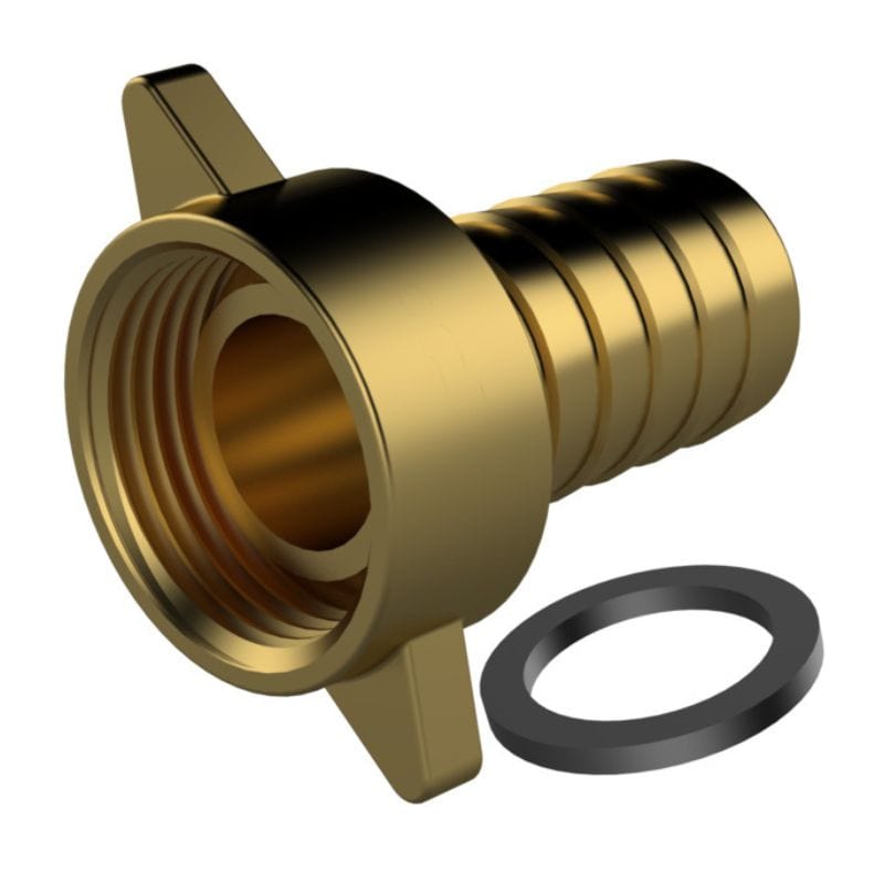 Isiflo Slangekobling med Vingemutter Type 3415 3/4" Isiflo Tippunion PE GRO-5022961