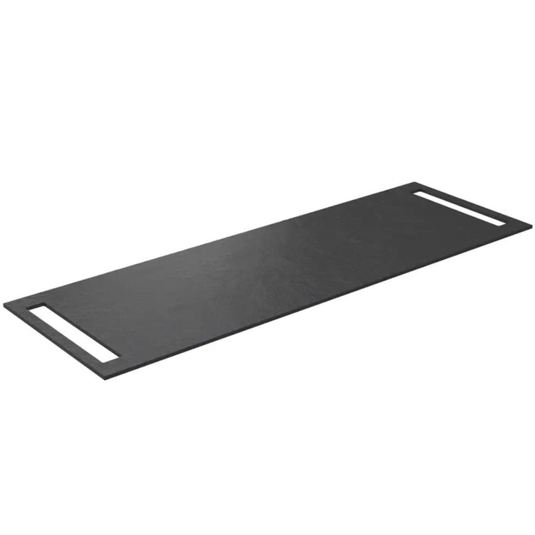 Korsbakken Benkeplate HPL med 2 side håndkleholder