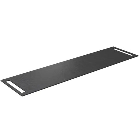 Korsbakken Benkeplate HPL med 2 side håndkleholder