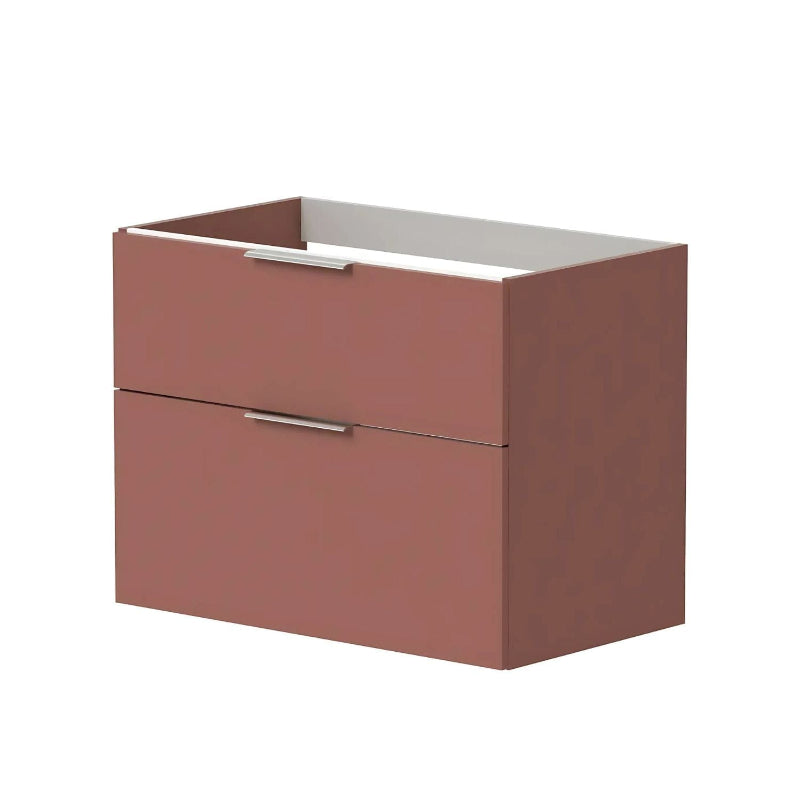 Korsbakken Big Kommode 2 Skuffer Antikk rød / 80cm Korsbakken Sideskap bad KO-330514080