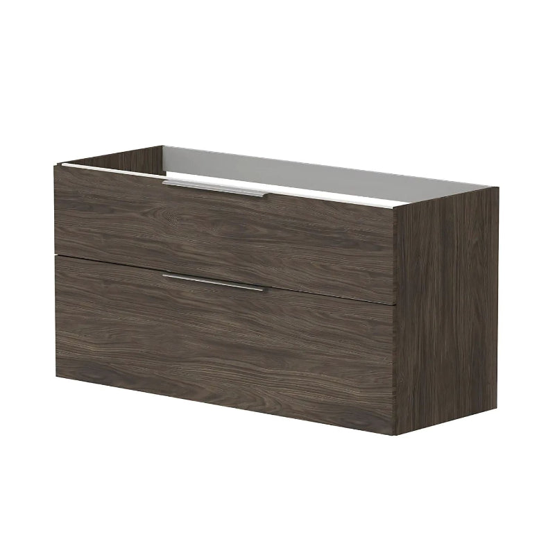 Korsbakken Big Kommode 2 Skuffer Brun eik / 120cm Korsbakken Sideskap bad KO-330506120