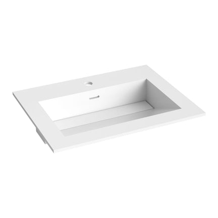 Korsbakken Corian Servant med Skrå Bunn Hvit matt / 60cm Korsbakken Møbelservant KO-373602060