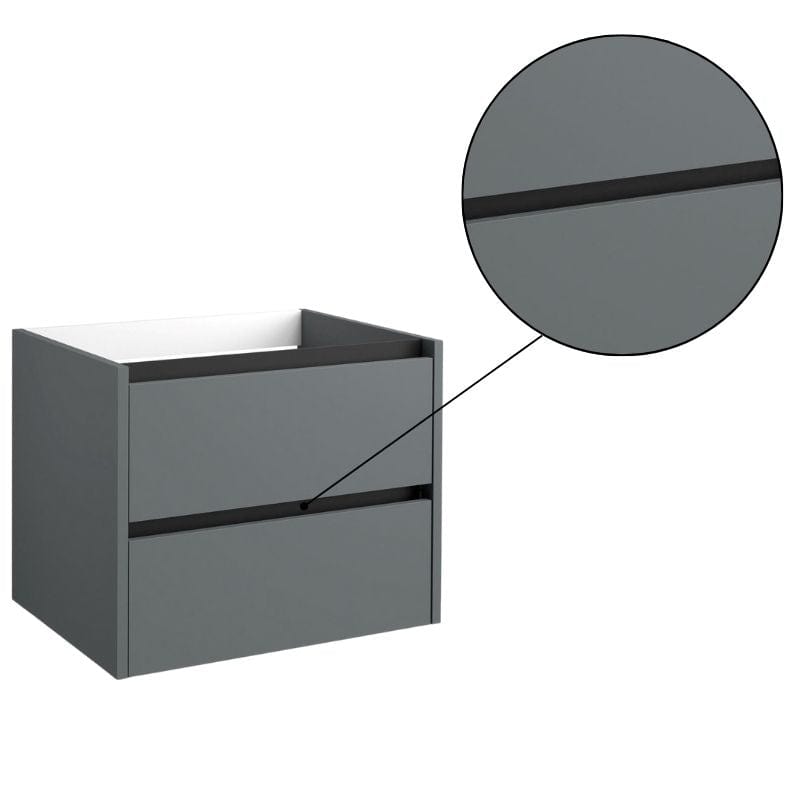 Korsbakken Lister Svart Matt for Eris Møbel 60cm Korsbakken Tilbehør baderomsinnredning KO-414904060