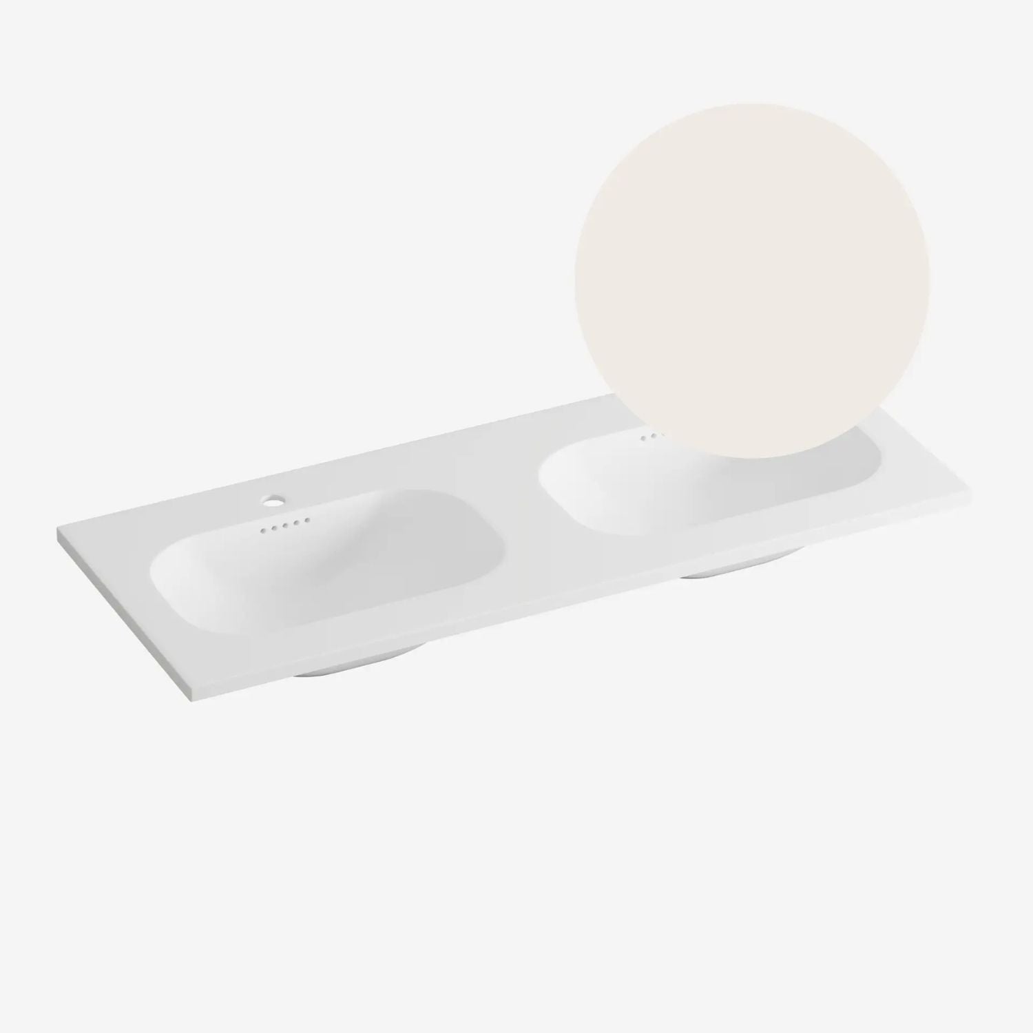 Korsbakken Nice Heldekkende Servant Lys beige / 120cm dobbel Korsbakken Møbelservant KO-463205121