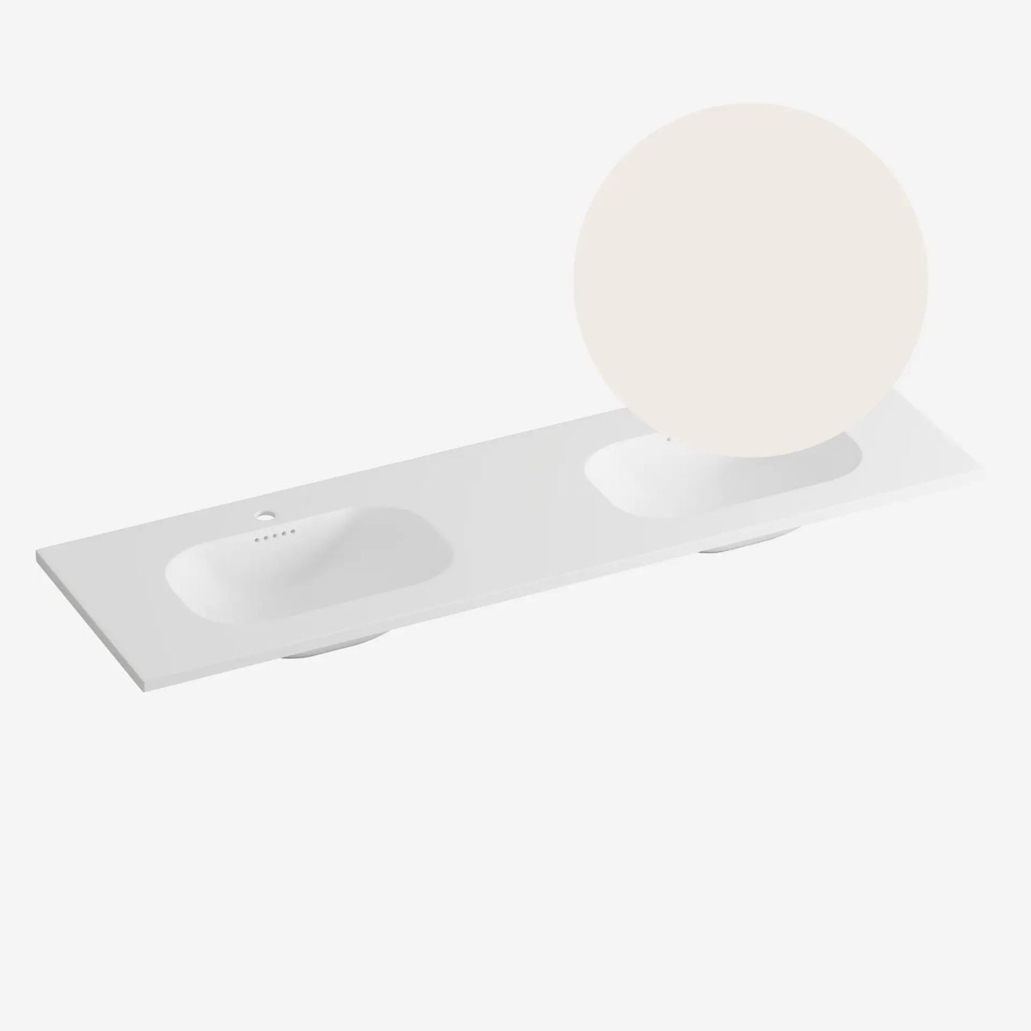 Korsbakken Nice Heldekkende Servant Lys beige / 160cm dobbel Korsbakken Møbelservant KO-463205161