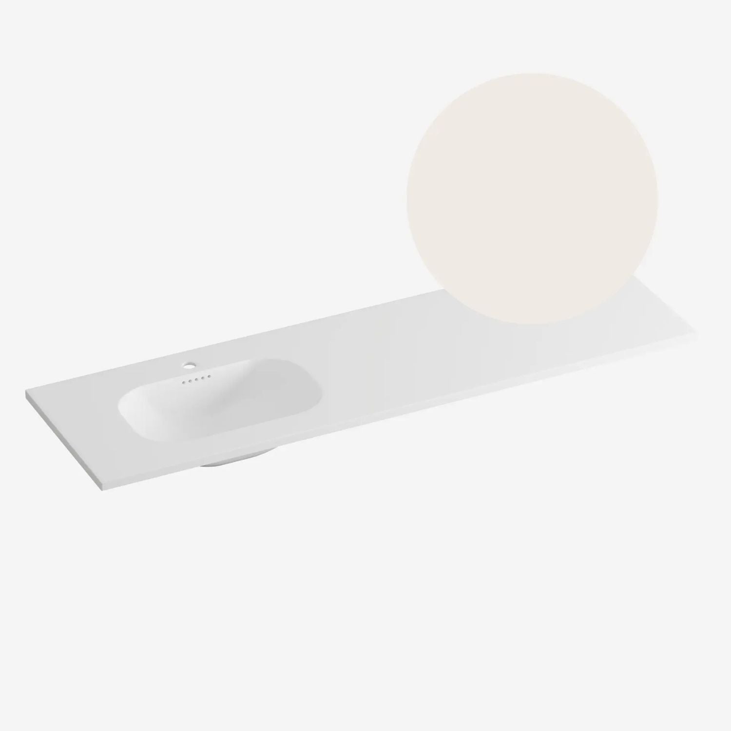 Korsbakken Nice Heldekkende Servant Lys beige / 160cm venstre Korsbakken Møbelservant KO-463205165