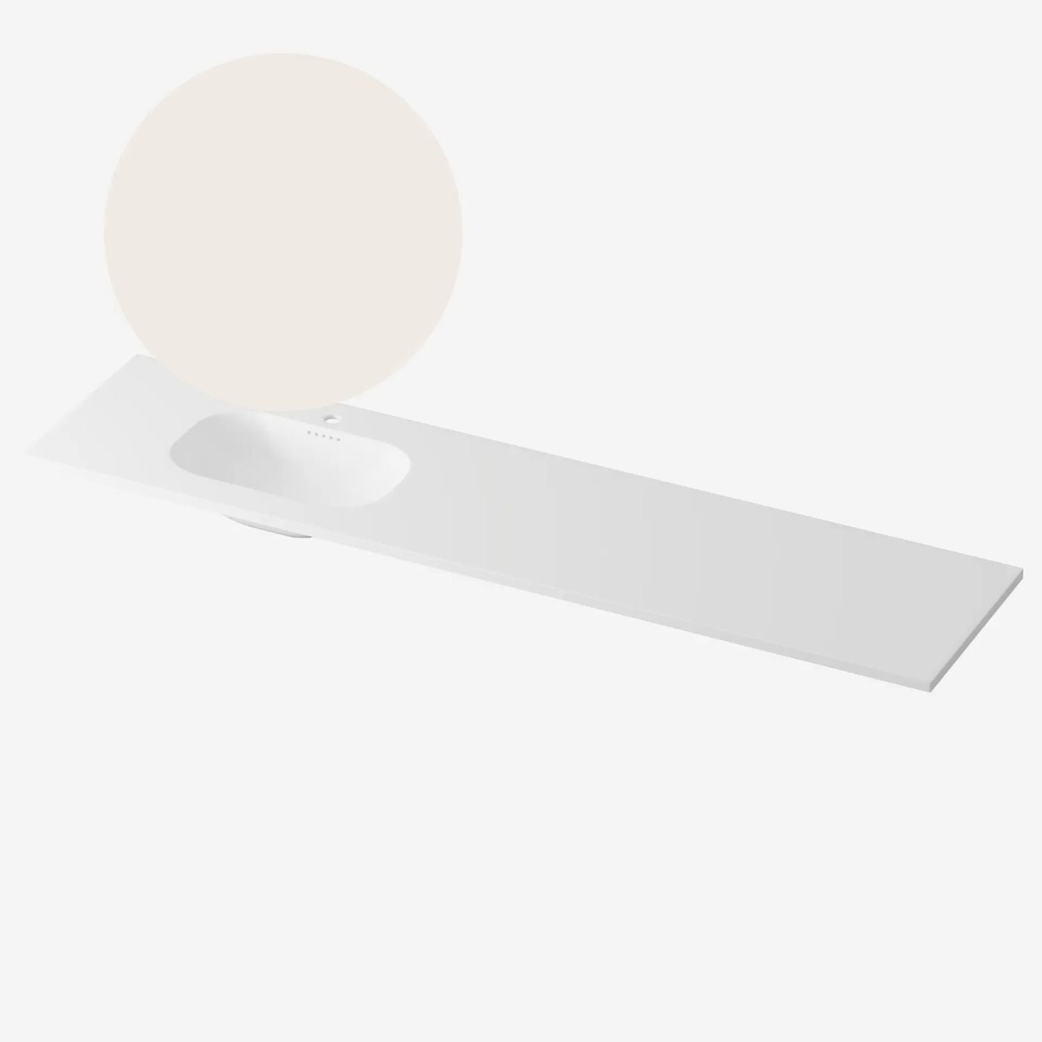 Korsbakken Nice Heldekkende Servant Lys beige / 200cm venstre Korsbakken Møbelservant KO-463205205