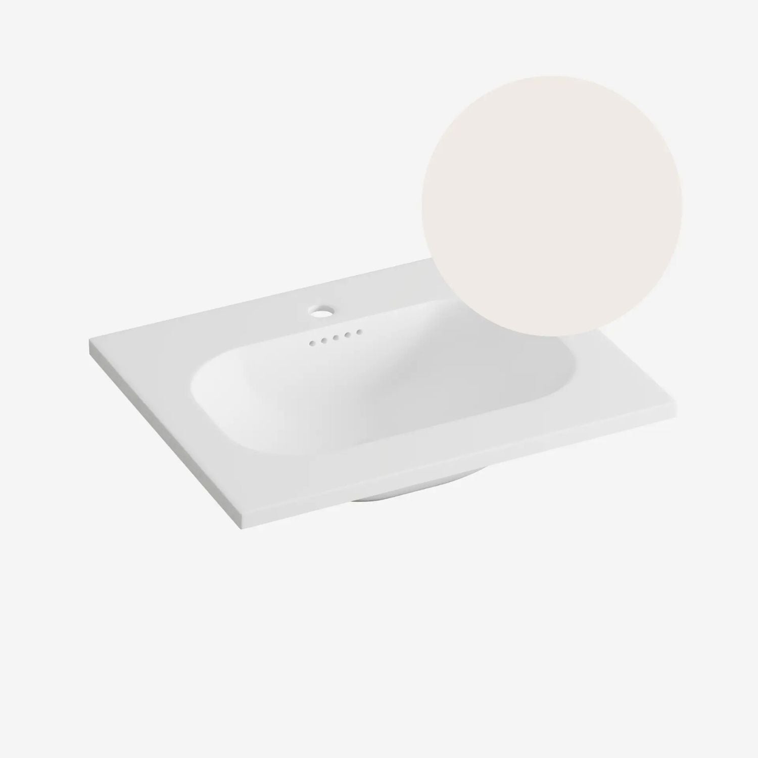 Korsbakken Nice Heldekkende Servant Lys beige / 60cm Korsbakken Møbelservant KO-463205060