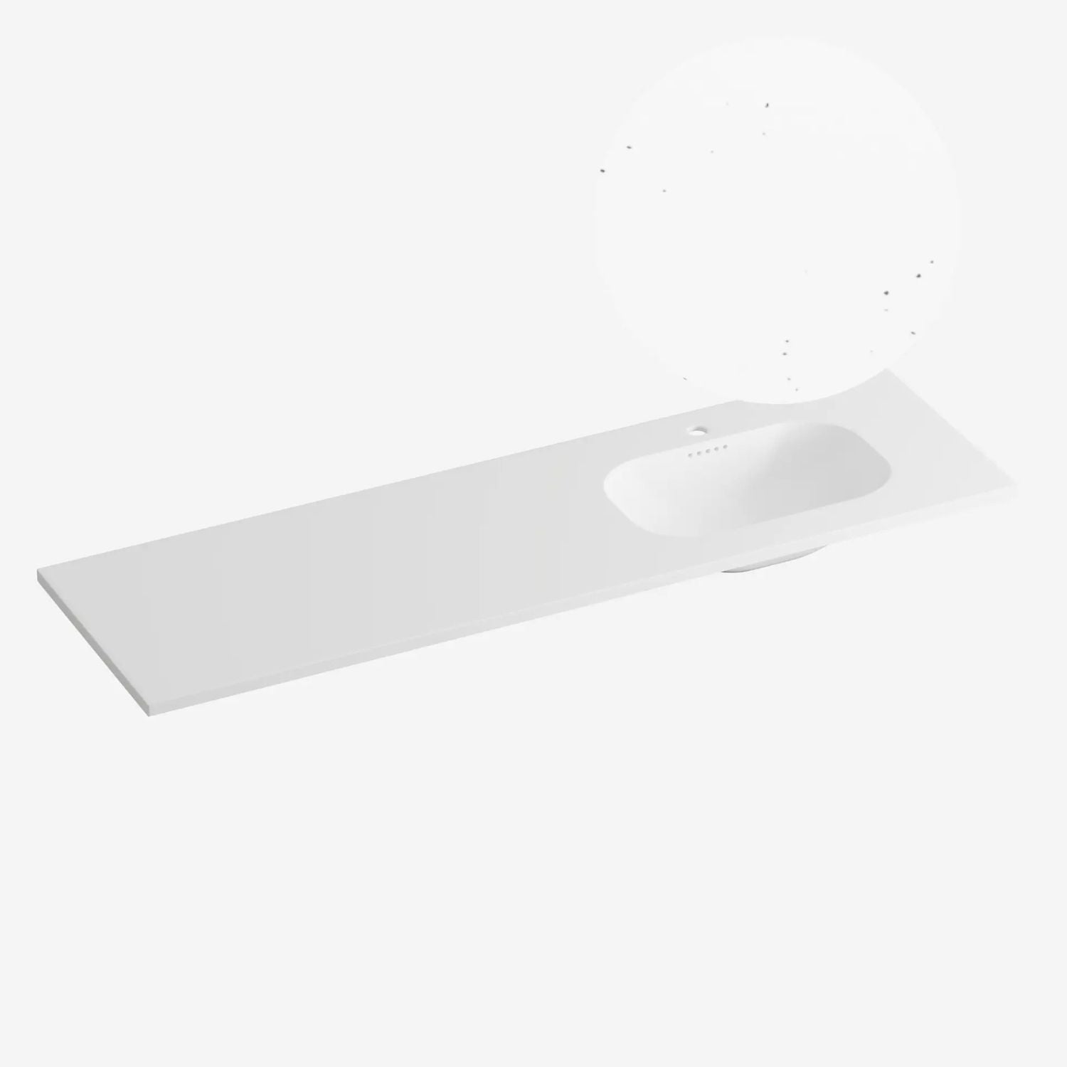 Korsbakken Nice Heldekkende Servant Terrazzo pepper / 160cm høyre Korsbakken Møbelservant KO-463207166