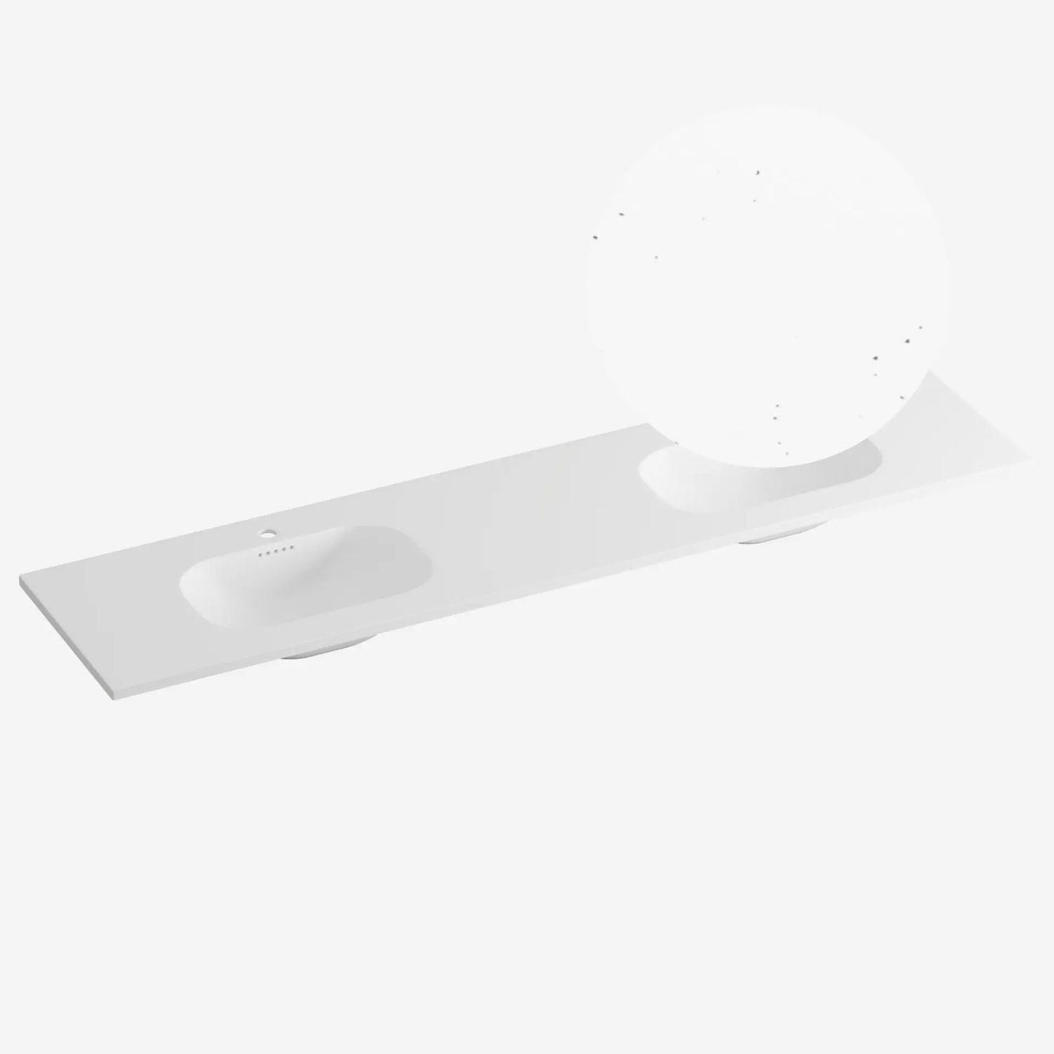 Korsbakken Nice Heldekkende Servant Terrazzo pepper / 200cm dobbel Korsbakken Møbelservant KO-463207201