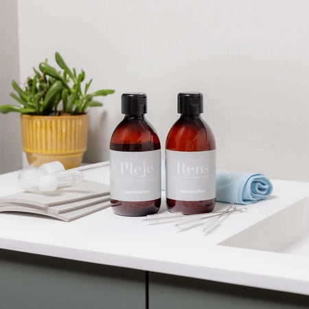 Korsbakken Pleiesett til Solid Surface