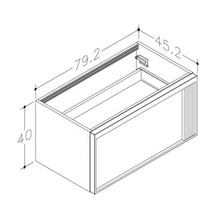 Korsbakken Sole Benkeskap Rillet