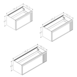 Korsbakken Sole Benkeskap Rillet