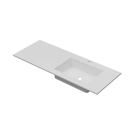 Linn Bad Corian topplate med Eir servant B(60-160)xH1,2xD46cm