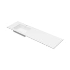 Linn Bad Corian topplate med Eir servant B(60-160)xH1,2xD46cm