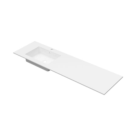 Linn Bad Corian topplate med Eir servant B(60-160)xH1,2xD46cm