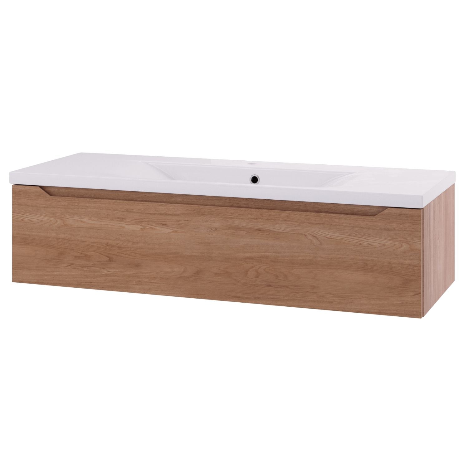 Linn Bad Emma D45 Servantskap med 1 skuff Eik / 120cm Linn Bad Servantskap LB-1305121S